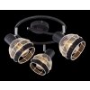 Globo GRIDDY Spotlight black, 3-light sources