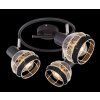 Globo GRIDDY Spotlight black, 3-light sources