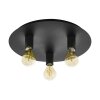 EGLO PASSANO Ceiling Light black, 3-light sources