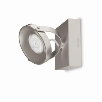 Philips SPUR Wall Light LED stainless steel, 1-light source