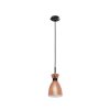 Faro Barcelona Retro Pendant Light copper, 1-light source