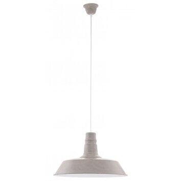 Eglo SOMERTON 1 pendant light grey, white, 1-light source
