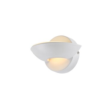 Globo Sammy Wall Light LED white, 2-light sources