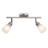 Brilliant Bethany spotlight beam LED chrome, 2-light sources