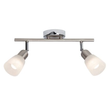 Brilliant Bethany spotlight beam LED chrome, 2-light sources