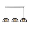 Lucide DIKRA Pendant Light black, 3-light sources