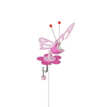 Elobra FALTER Clamp-on Lamp pink, 1-light source