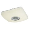 Globo SQUARE Ceiling light LED white, 1-light source, Remote control, Colour changer