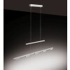 Paul Neuhaus INIGO pendant light LED stainless steel, 5-light sources