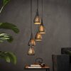 EGMOND Pendant Light brown, black, 5-light sources