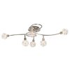 Brilliant Joya ceiling light chrome, 6-light sources