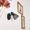MALAWI Wall Light black, 1-light source