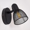 MALAWI Wall Light black, 1-light source