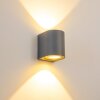 Mora Outdoor Wall Light LED grey, 2-light sources