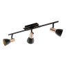 Eglo BARNHAM ceiling spotlight copper, black, 3-light sources