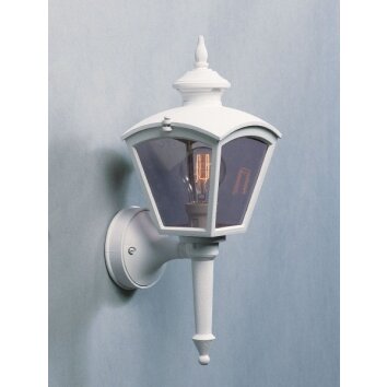 Konstsmide Cassiopeia wall light white, 1-light source