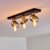 Alvesta Ceiling Light gold, brass, black, 3-light sources