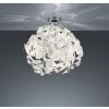 Reality LEAVY ceiling light chrome, 1-light source