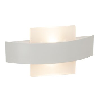 Brilliant Solution wall light LED white, 2-light sources