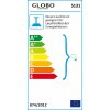 Globo JULIANA hanging light chrome, transparent, clear, 3-light sources