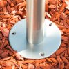 CORDOVA Pedestal Light LED stainless steel, 1-light source
