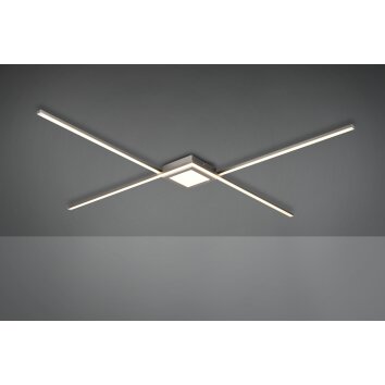 Trio OXFORD Ceiling Light LED matt nickel, 1-light source
