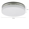 Steinhauer CEILING AND WALL Ceiling Light LED stainless steel, 1-light source