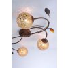 Paul Neuhaus GRETA ceiling light rust-coloured, 4-light sources