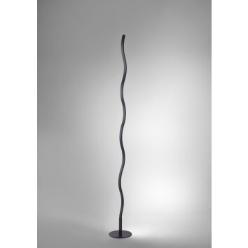 Leuchten-Direkt WAVE Floor Lamp LED black, 1-light source