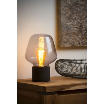 Lucide BECKY Table Lamp grey, 1-light source