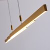 Airolo Pendant Light LED brass, 3-light sources