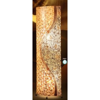 Globo BALI floor lamp brown, rust-coloured, 2-light sources