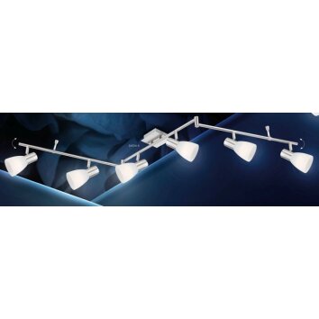 Globo PARRY I spotlight matt nickel, 6-light sources