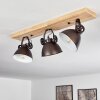 SVANFOLK Ceiling Light brown, black, white, 3-light sources