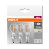 Osram LED E14 4,5 Watt 2700 Kelvin 470 Lumen Set of 3