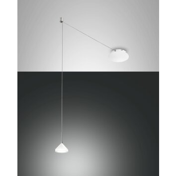 Fabas Luce ISABELLA Pendant Light LED white, 1-light source
