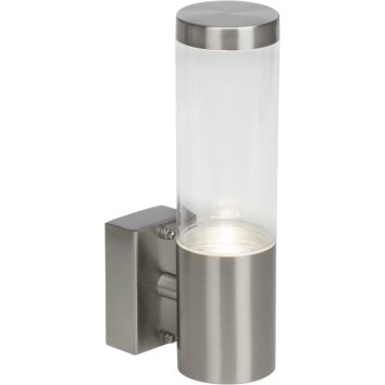 Brilliant BERGEN outdoor wall light LED stainless steel, 1-light source