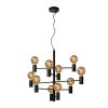 Pendant Light Lucide LEANNE black, 10-light sources