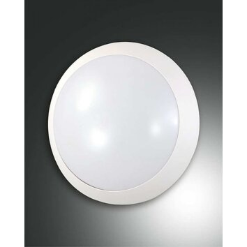 Fabas Luce WIGTON outdoor wall light white, 1-light source, Motion sensor