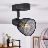 MALAWI Wall Light black, 1-light source