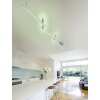 Ceiling Light Trio Leuchten WiZ MELBY LED matt nickel, 1-light source, Remote control, Colour changer