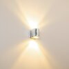 Mora Outdoor Wall Light LED galvanized, 2-light sources