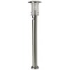Brilliant York outdoor floor lamp stainless steel, 1-light source, Motion sensor