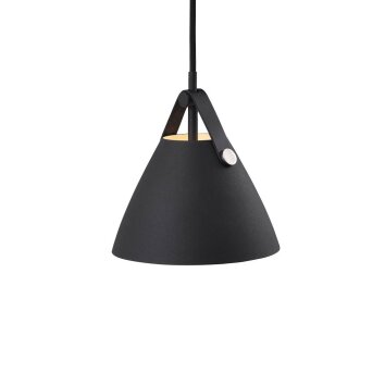 Design For The People by Nordlux STRAP Pendant Light black, 1-light source