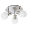 Brilliant TIARA round spotlight white, 3-light sources