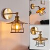 MOENA Wall Light antique brass, bronze, 1-light source