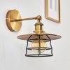 MOENA Wall Light antique brass, bronze, 1-light source