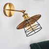 MOENA Wall Light antique brass, bronze, 1-light source