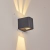 MAPUTO Outdoor Wall Light LED anthracite, 2-light sources