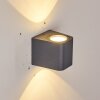 MAPUTO Outdoor Wall Light LED anthracite, 2-light sources